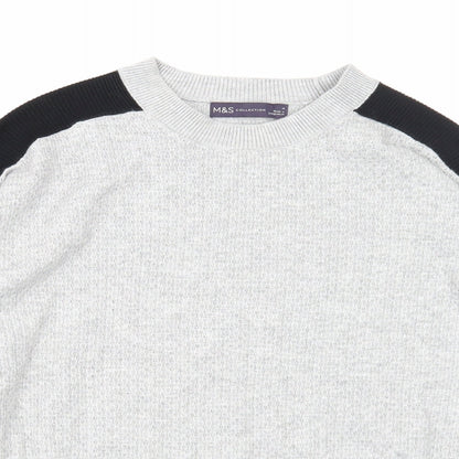 Womens UK Size M Marks and Spencer Grey Pullover Jumper