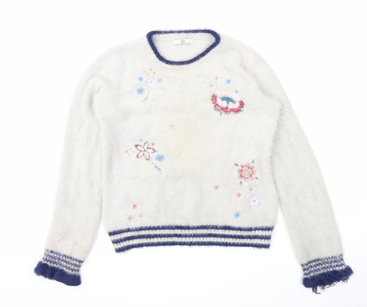 Womens UK Size 12 Marks and Spencer Grey Pullover Jumper