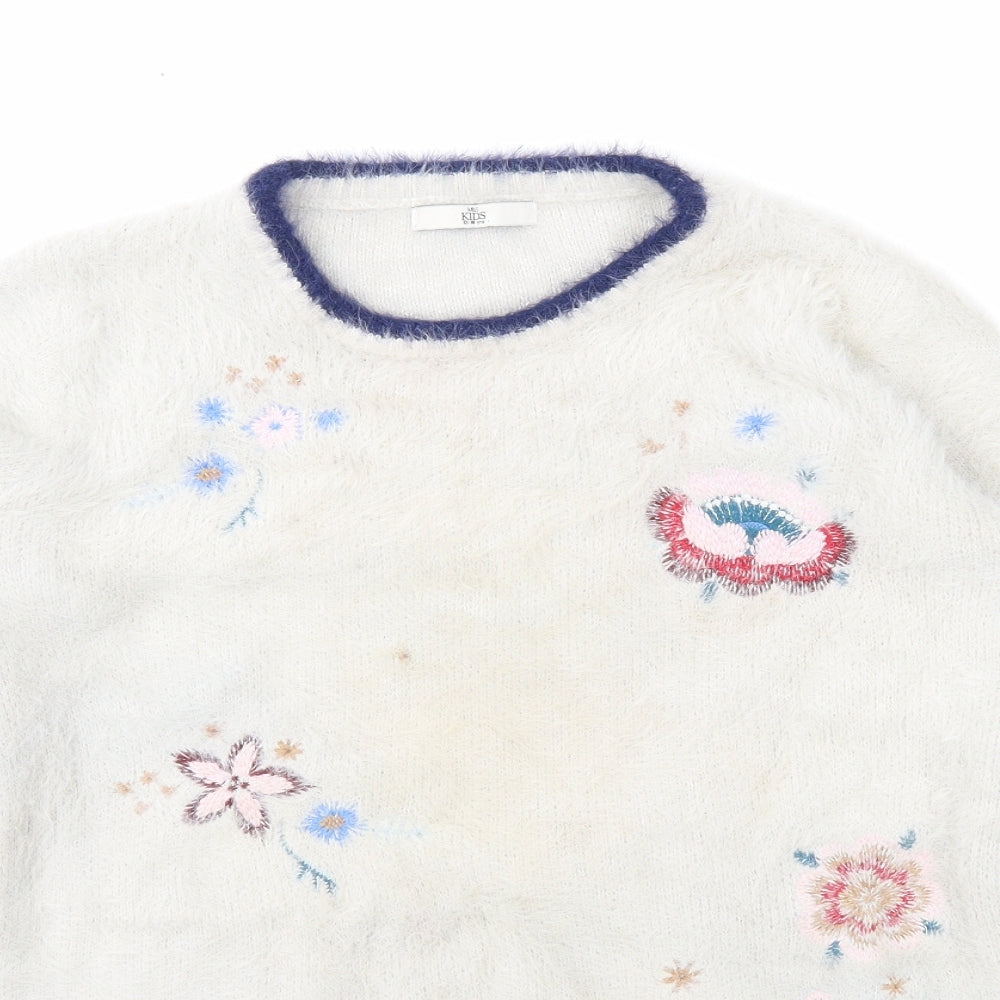 Womens UK Size 12 Marks and Spencer Grey Pullover Jumper