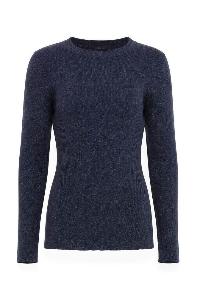 Womens UK Size 10 Warehouse Blue Pullover Jumper