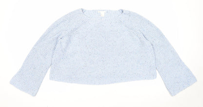 Womens UK Size S H&M Blue Pullover Jumper
