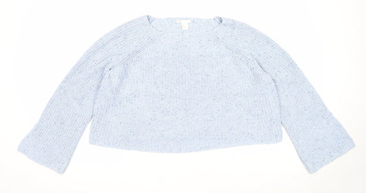Womens UK Size S H&M Blue Pullover Jumper