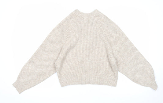 Womens UK Size 6 ASOS Beige Pullover Jumper