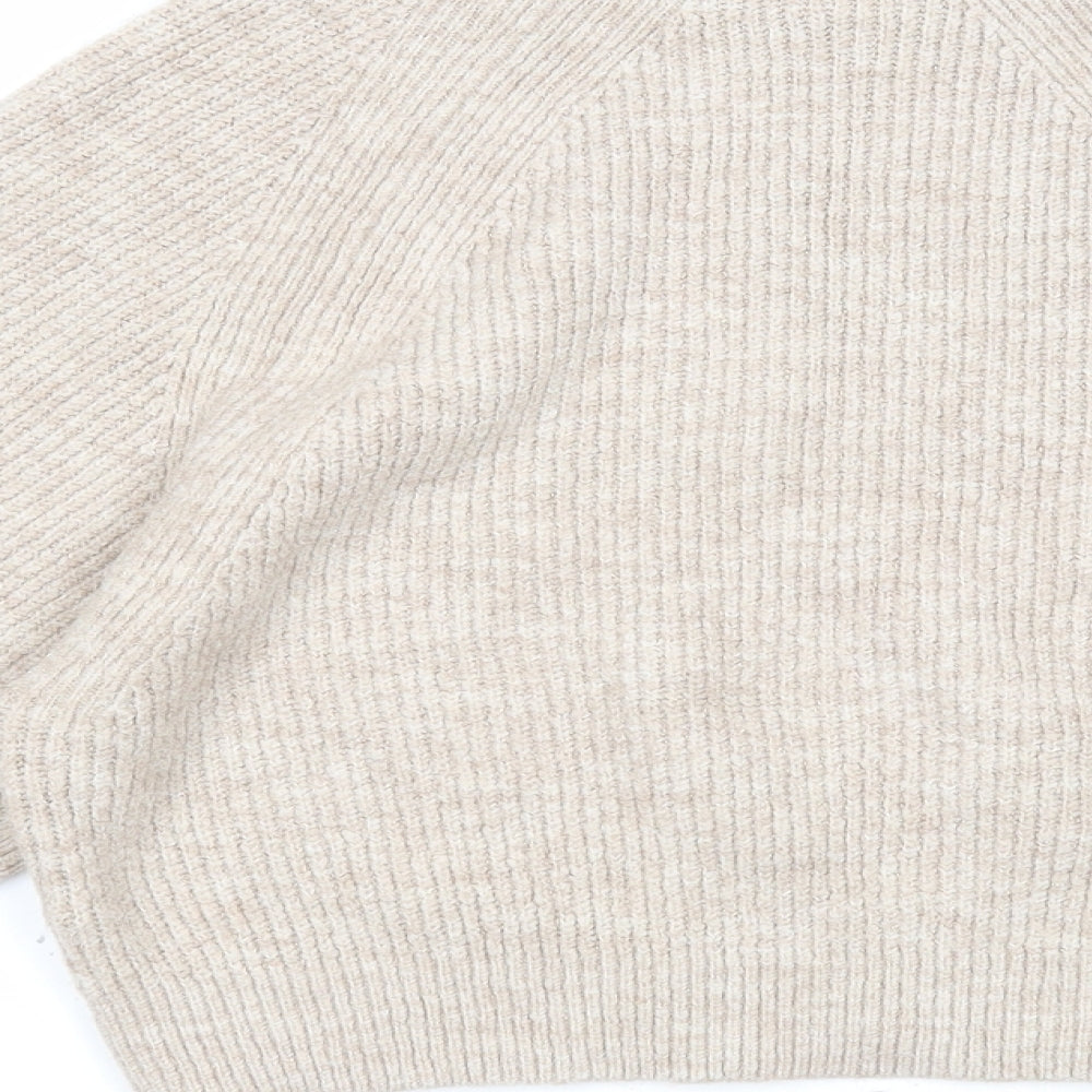Womens UK Size 6 ASOS Beige Pullover Jumper