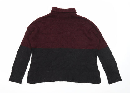 Womens UK Size S New Look Purple Pullover Jumper