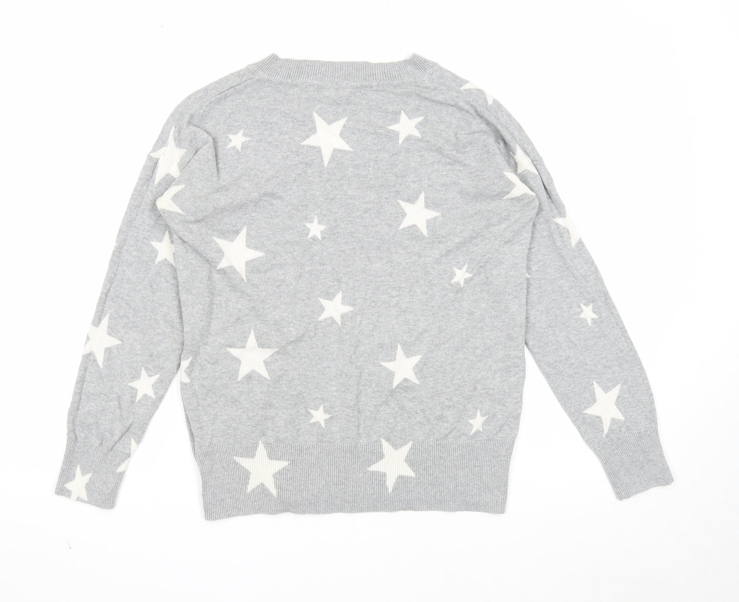 Womens UK Size S Marks and Spencer Grey Pullover Jumper