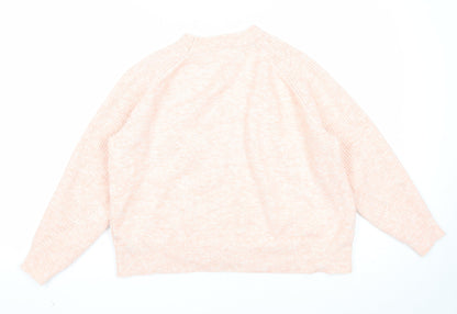 Womens UK Size L Garfield & Marks Pink Pullover Jumper