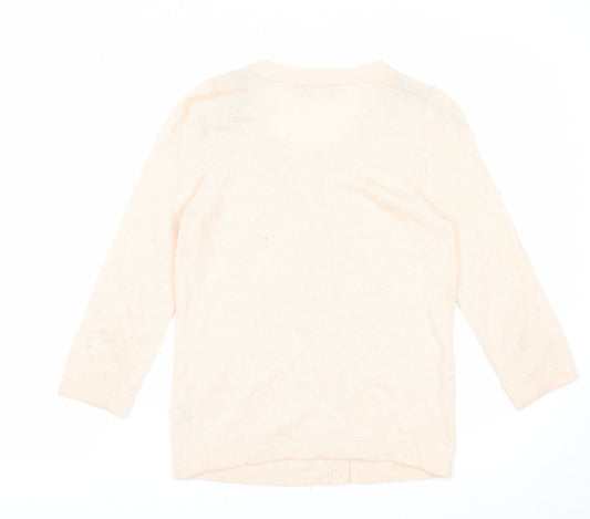 Womens UK Size 8 Dorothy Perkins Pink Cardigan Jumper