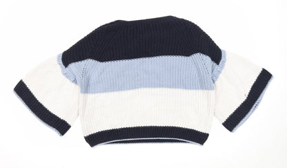 Womens UK Size M Marks and Spencer Blue Pullover Jumper