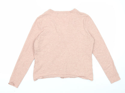 Womens UK Size M VERO MODA Pink Cardigan Jumper