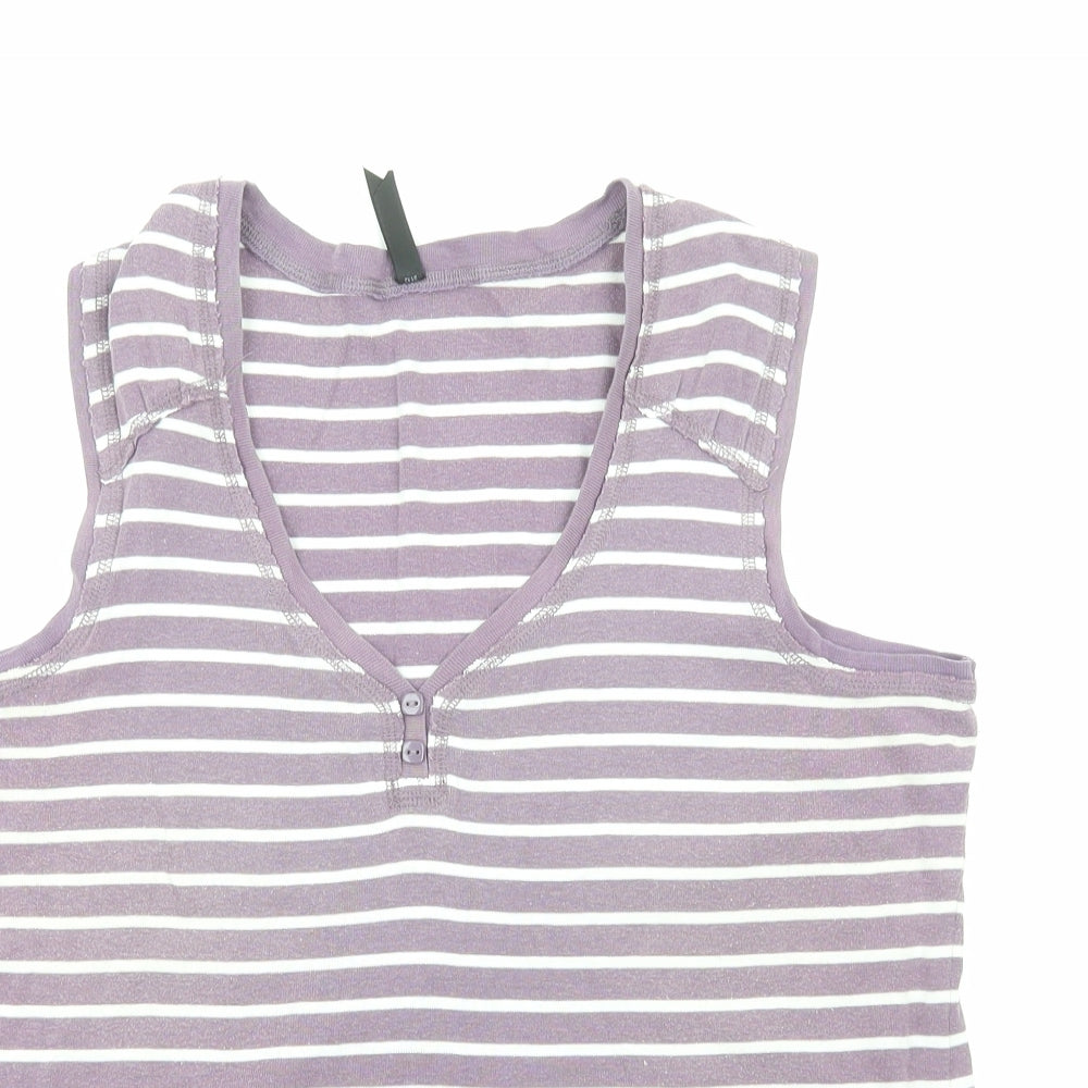 Womens UK Size 16 Marks and Spencer Purple Basic Tank