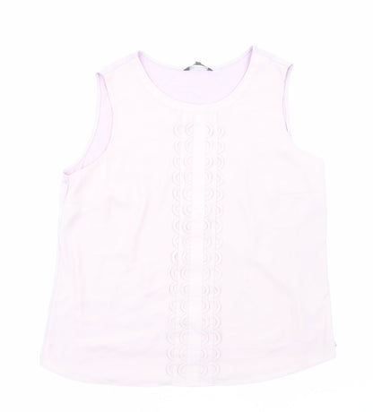 Womens UK Size 18 Bonmarché Purple Basic Tank