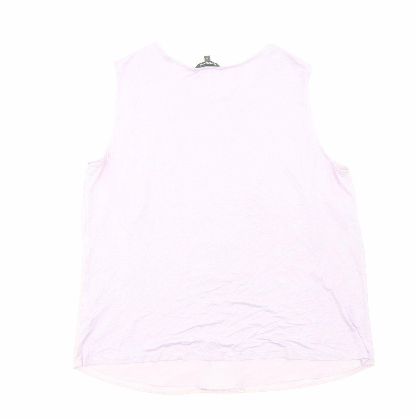 Womens UK Size 18 Bonmarché Purple Basic Tank