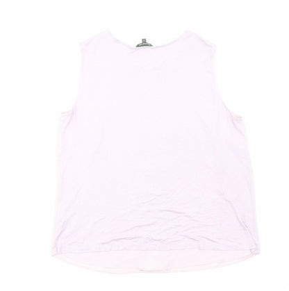 Womens UK Size 18 Bonmarché Purple Basic Tank