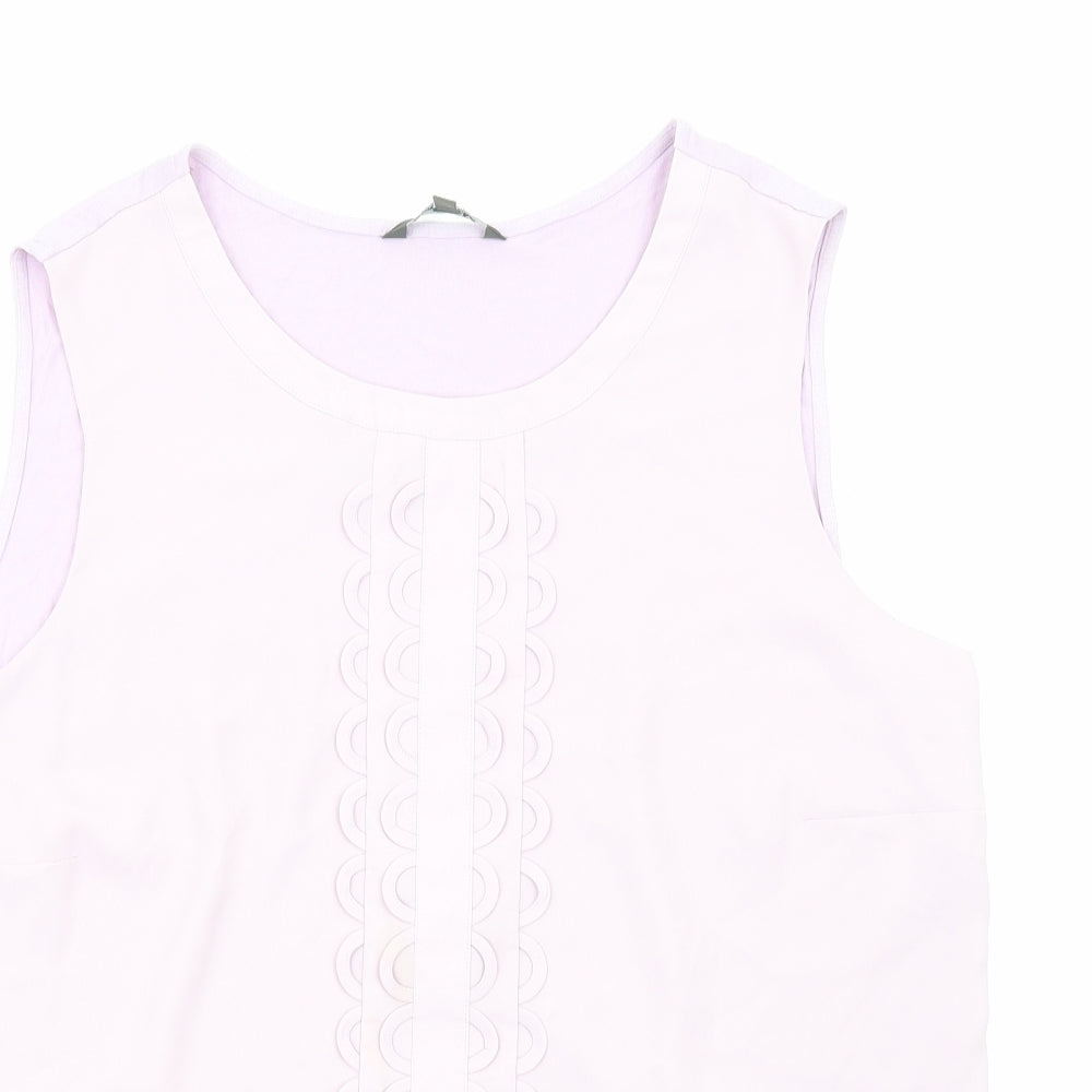 Womens UK Size 18 Bonmarché Purple Basic Tank