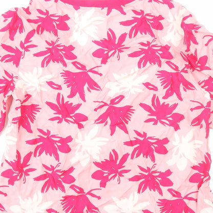 Womens UK Size M Preworn Pink Basic T-Shirt