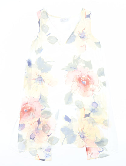 Womens UK Size 10 Per Una Multicoloured Tunic Tank