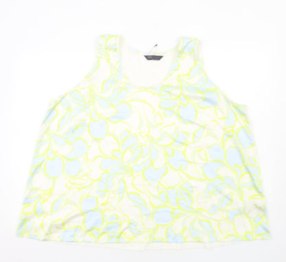 Womens UK Size 24 Marks and Spencer Multicoloured Basic Tank