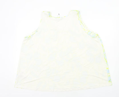 Womens UK Size 24 Marks and Spencer Multicoloured Basic Tank