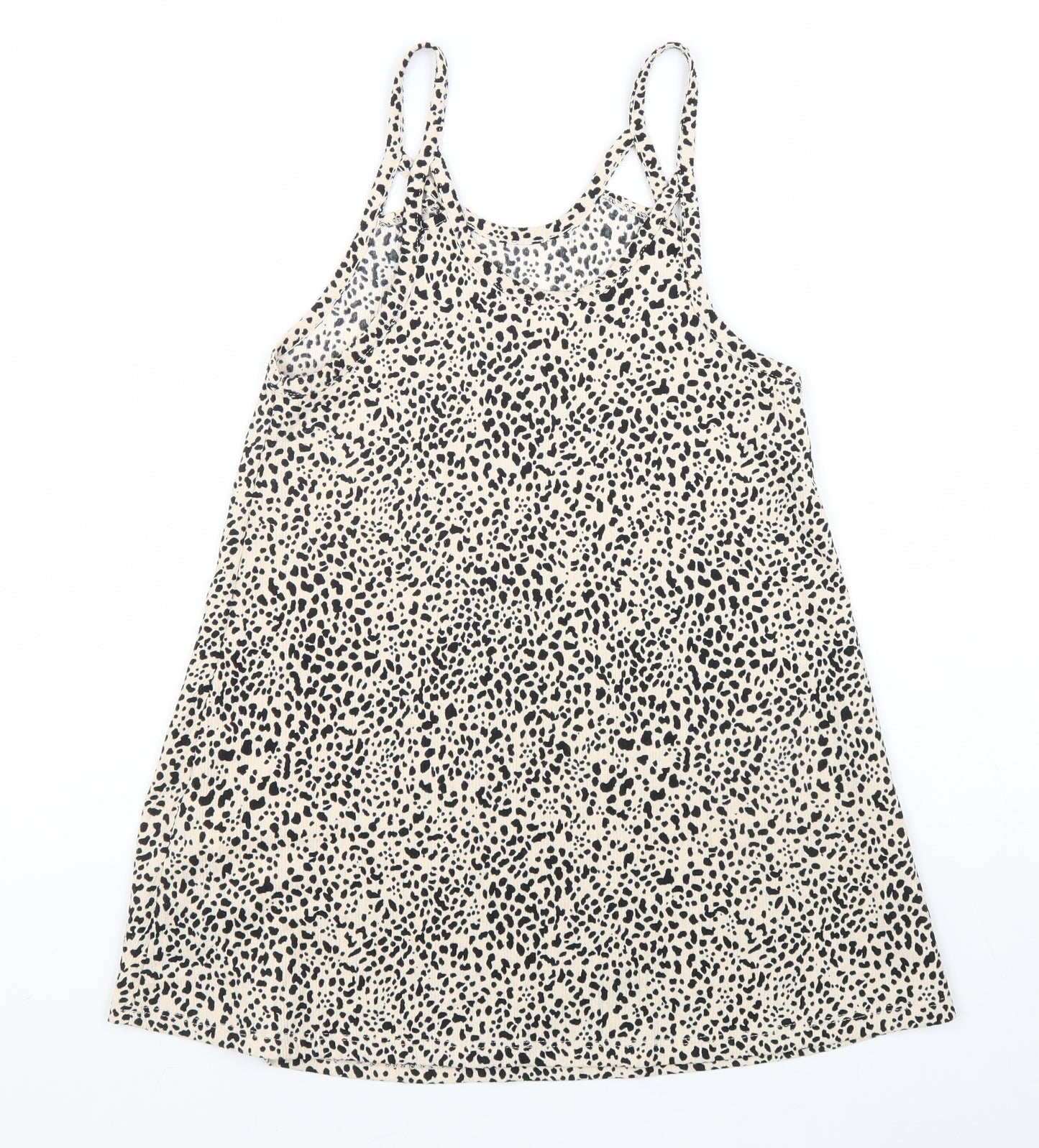 Womens UK Size 8 Zara Beige Camisole Tank