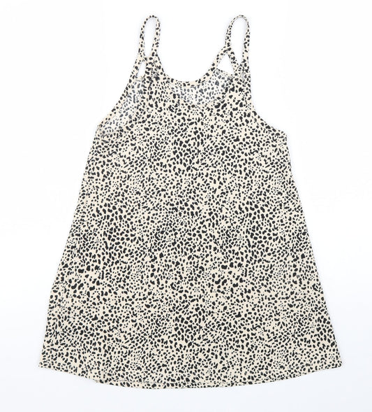Womens UK Size 8 Zara Beige Camisole Tank