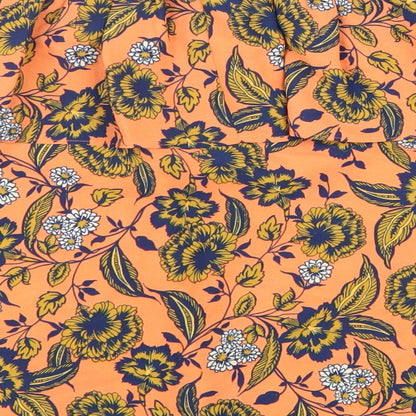 Womens UK Size 8 Peacocks Orange Basic Blouse