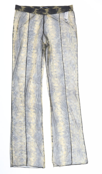 Womens UK Size XL Zara Regular Fit  Brown Trousers