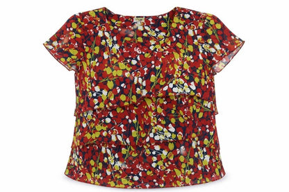 Womens UK Size 16 Epilogue Red Basic Blouse