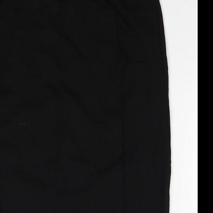 Mama-licious Womens Black Viscose Straight & Pencil Skirt Size M