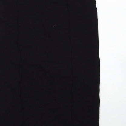 Mama-licious Womens Black Viscose Straight & Pencil Skirt Size M