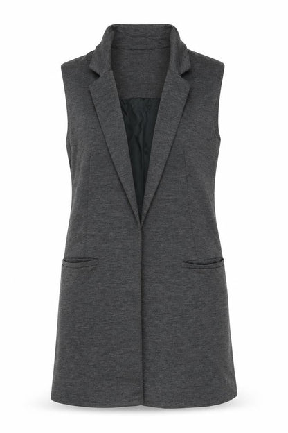 Womens UK Size 8 Miss Selfridge Grey Gilet