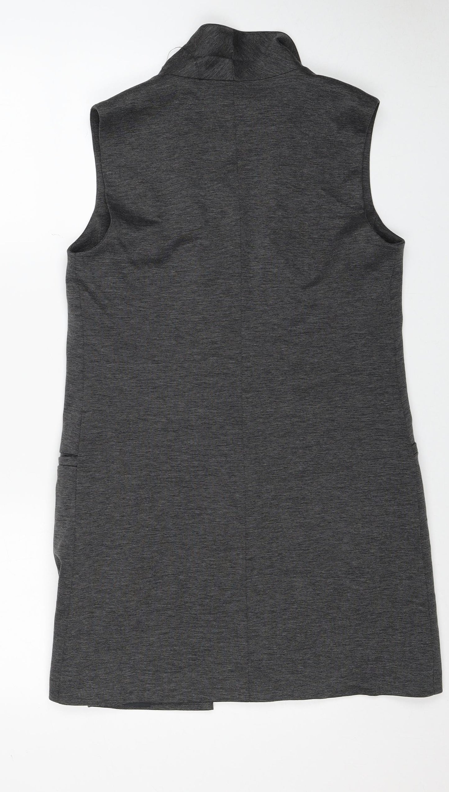 Womens UK Size 8 Miss Selfridge Grey Gilet