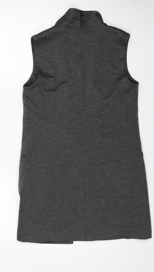 Womens UK Size 8 Miss Selfridge Grey Gilet