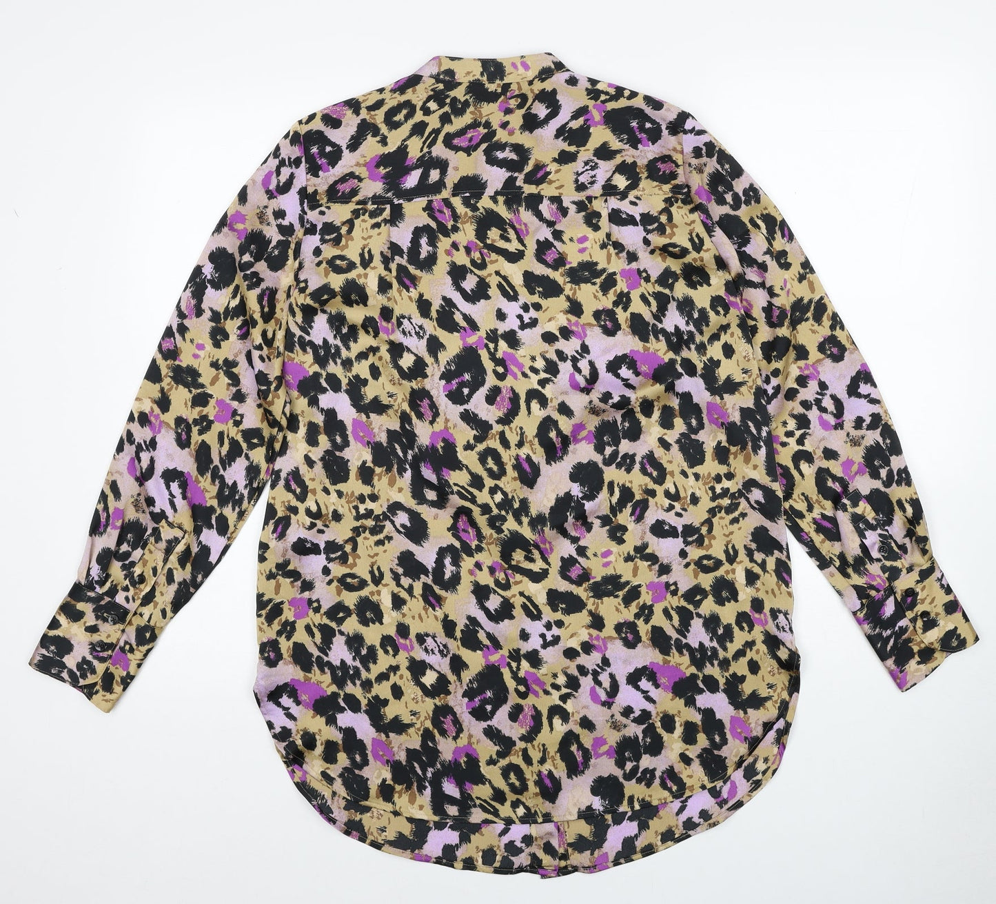 Womens UK Size 8 Marks and Spencer Multicoloured Basic Button-Up