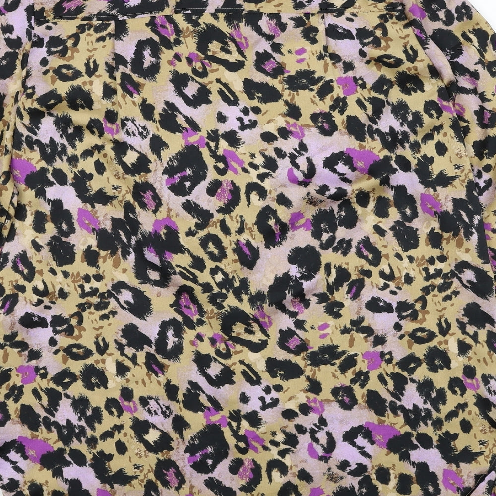 Womens UK Size 8 Marks and Spencer Multicoloured Basic Button-Up