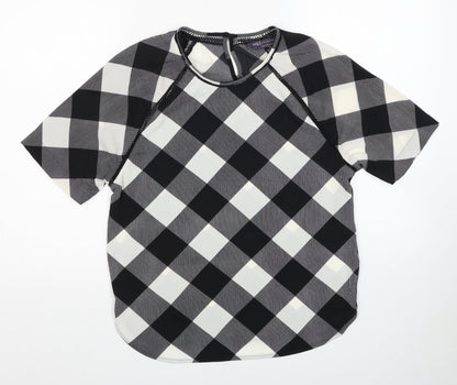 Womens UK Size 6 Marks and Spencer Black Basic Blouse