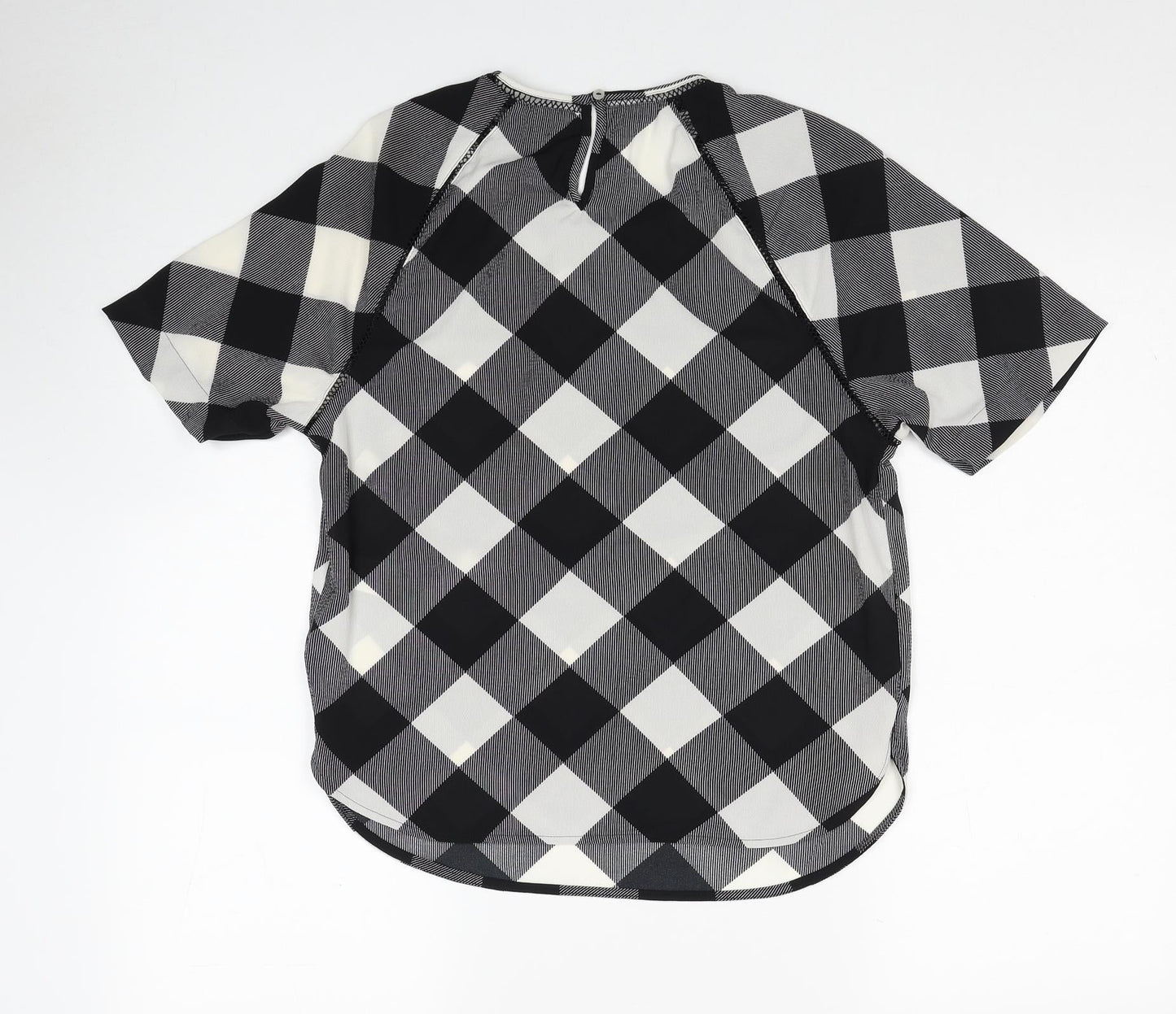 Womens UK Size 6 Marks and Spencer Black Basic Blouse