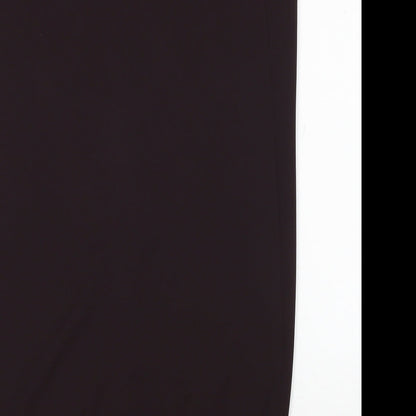 Gerry Weber Womens Brown Polyester Straight & Pencil Skirt Size 12 Zip