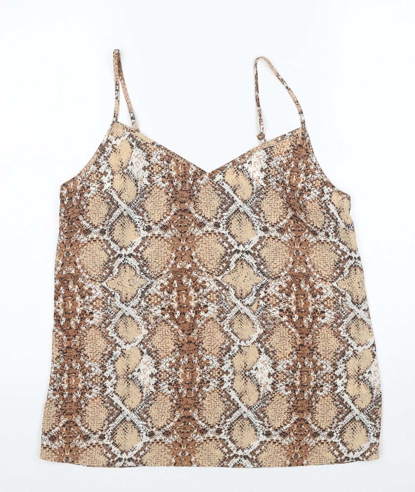 Womens UK Size 6 Marks and Spencer Brown Basic Tank