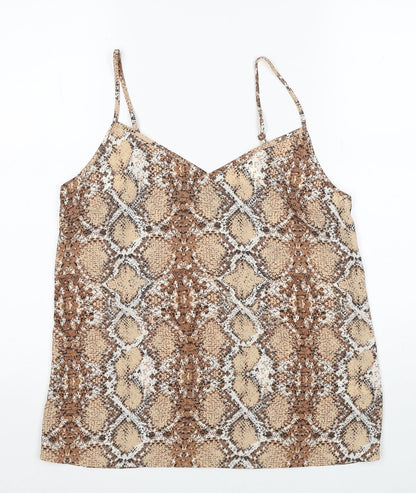 Womens UK Size 6 Marks and Spencer Brown Basic Tank