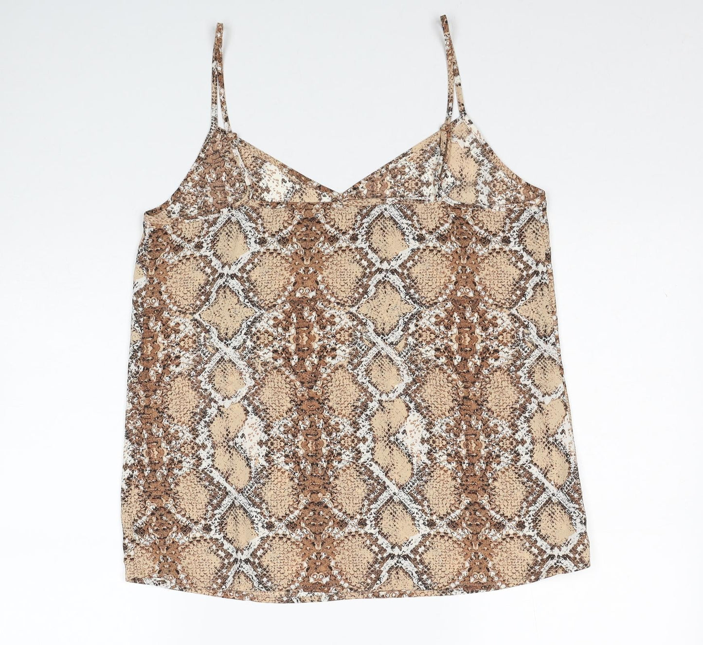 Womens UK Size 6 Marks and Spencer Brown Basic Tank
