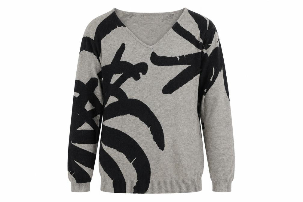 Womens UK Size L Damod Grey Pullover Jumper