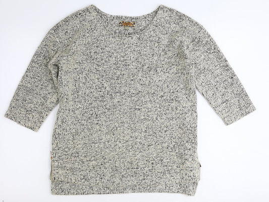 Womens UK Size 12 NEXT Grey Pullover Jumper