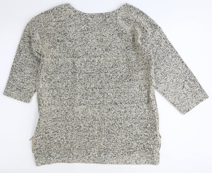 Womens UK Size 12 NEXT Grey Pullover Jumper