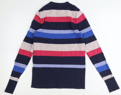 Womens UK Size 10 Marks and Spencer Blue Pullover Jumper