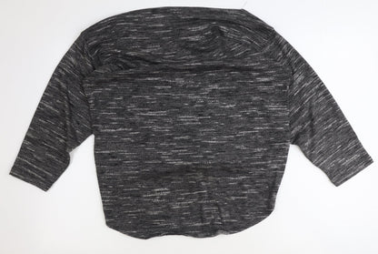 Womens UK Size M Max Studio Grey Basic T-Shirt
