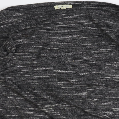 Womens UK Size M Max Studio Grey Basic T-Shirt