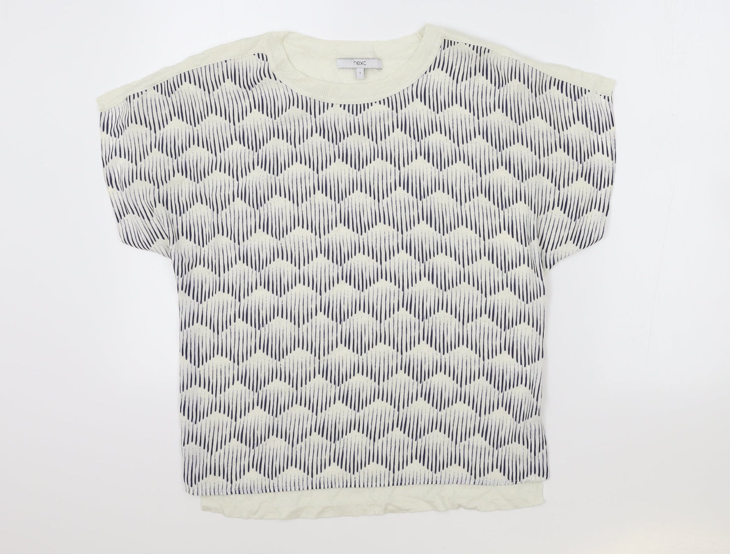 Womens UK Size S NEXT Blue Basic T-Shirt