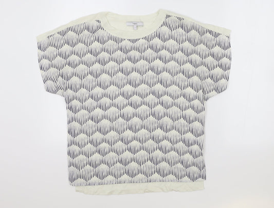 Womens UK Size S NEXT Blue Basic T-Shirt