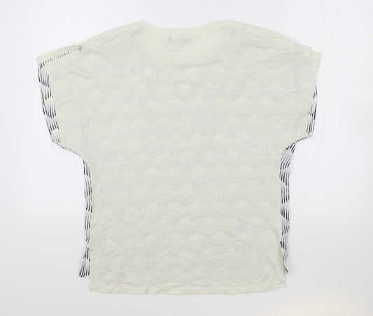 Womens UK Size S NEXT Blue Basic T-Shirt